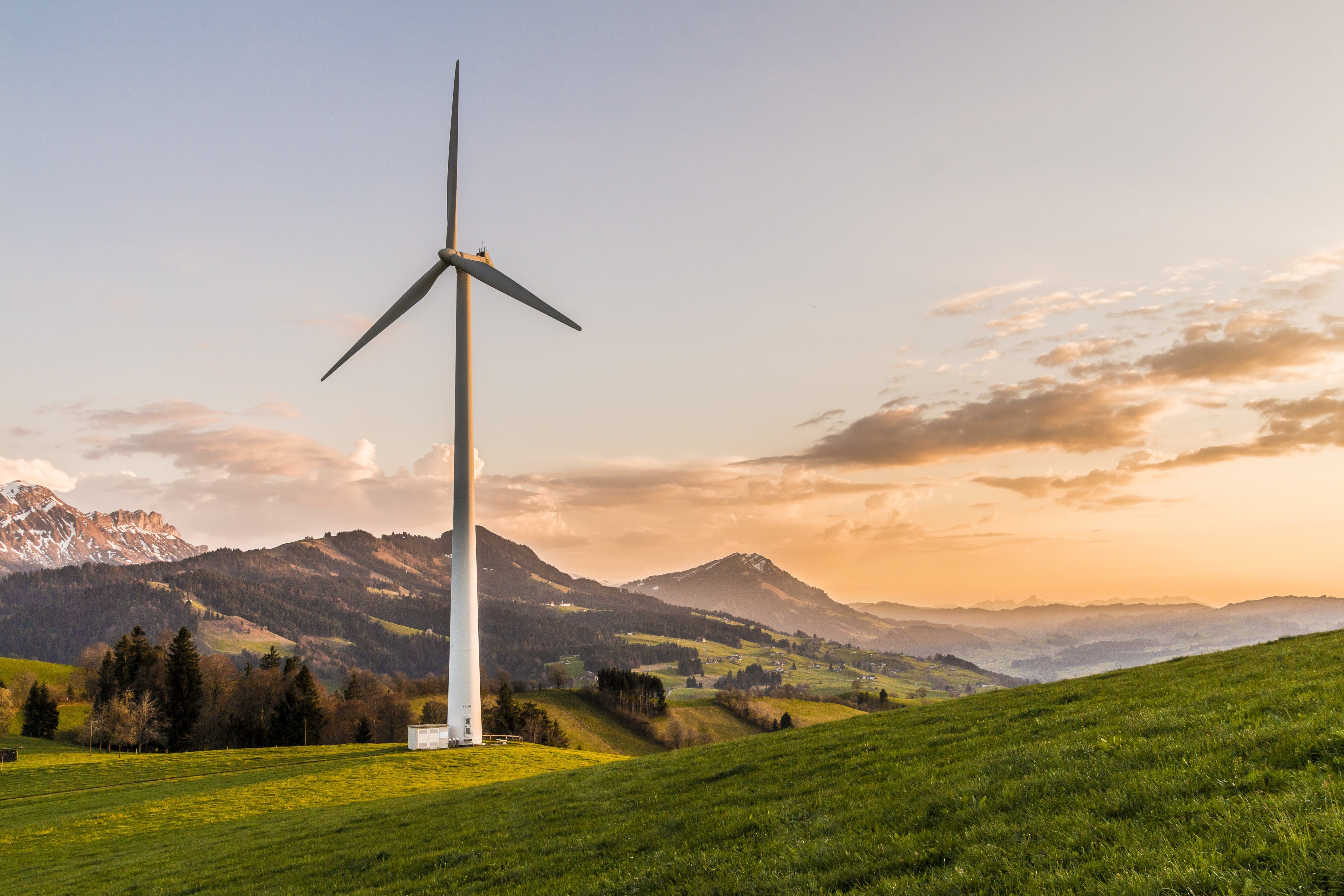 a wind turbine